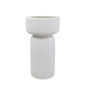 INGER ΚΗΡΟΠΗΓΙΟ 11x11x21cm POLYRESIN ΛΕΥΚΟ