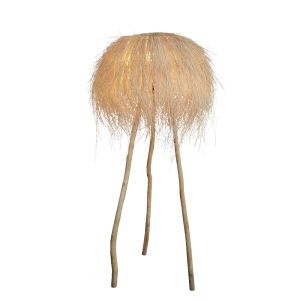 MANILA ΦΩΤΙΣΤΙΚΟ ΕΠΙΔΑΠΕΔΙΟ 70x70x135cm RATTAN ΦΥΣΙΚΟ ΞΥΛΟ