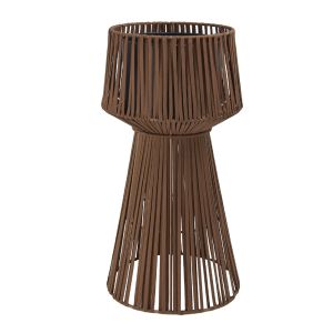 ROPE ΚΑΣΠΩ 35x35x75cm ΜΕΤΑΛΛΟ ΚΑΦΕ ΑΝΟΙΧΤΟ ΣΧΟΙΝΙ