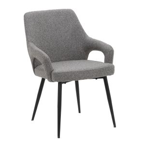 PONTE ΚΑΡΕΚΛΑ ΓΚΡΙ ΜΑΥΡΟ 59x63x85cm