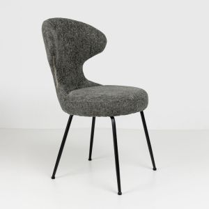 FUNGO ΚΑΡΕΚΛΑ ΛΑΔΙ ΓΚΡΙ ΜΑΥΡΟ 56x57x91cm