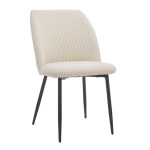 MUSE ΚΑΡΕΚΛΑ CREAM ΜΑΥΡΟ 50x62x84cm