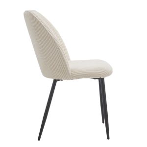 MUSE ΚΑΡΕΚΛΑ CREAM ΜΑΥΡΟ 50x62x84cm