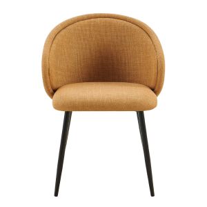 FIGARO ΚΑΡΕΚΛΑ ΠΟΛΥΘΡΟΝΑ ΚΙΤΡΙΝΟ ΜΑΥΡΟ 58x58.5x78.5cm