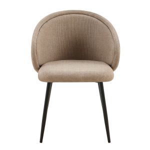 FIGARO ΚΑΡΕΚΛΑ ΠΟΛΥΘΡΟΝΑ BEIGE ΜΑΥΡΟ 58x58.5x78.5cm