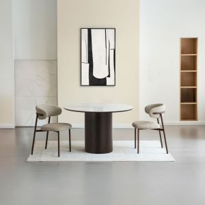 CANYON ΚΑΡΕΚΛΑ BEIGE ΚΑΦΕ BITTER 59x62.5x84.5cm
