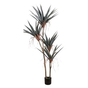GLADIOLUS ΔΕΝΤΡΟ ΤΕΧΝΗΤΟ ΣΕ ΓΛΑΣΤΡΑ 180cm PVC ΠΡΑΣΙΝΟ ΦΥΣΙΚΟ ΤΣΙΜΕΝΤΟ