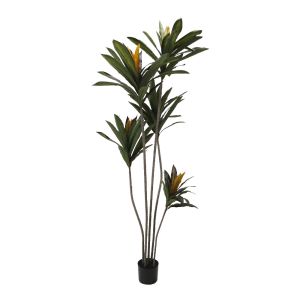 EDGE IRON ΔΕΝΤΡΟ ΤΕΧΝΗΤΟ ΣΕ ΓΛΑΣΤΡΑ 200cm PVC ΠΡΑΣΙΝΟ ΜΑΥΡΟ ΤΣΙΜΕΝΤΟ