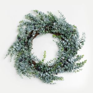 EUCALYPTUS 48 ΣΤΕΦΑΝΙ ΔΙΑΚΟΣΜΗΣΗΣ 48x48cm PVC ΠΡΑΣΙΝΟ