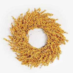 SPRING 60 ΣΤΕΦΑΝΙ ΔΙΑΚΟΣΜΗΣΗΣ 60x60cm POLYFOAM ΚΙΤΡΙΝΟ PVC