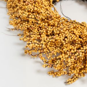 SPRING 60 ΣΤΕΦΑΝΙ ΔΙΑΚΟΣΜΗΣΗΣ 60x60cm POLYFOAM ΚΙΤΡΙΝΟ PVC