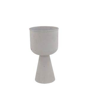 LINEAR 46 ΚΑΣΠΩ 25x25x46cm ΜΕΤΑΛΛΟ ΛΕΥΚΟ
