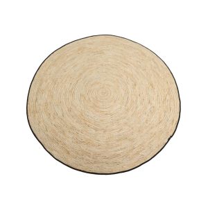 BATAN ΧΑΛΑΚΙ 120x120cm SEAGRASS ΦΥΣΙΚΟ ΜΑΥΡΟ