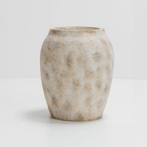 SCOPELOS ΓΛΑΣΤΡΑ 30x30x37cm MgO ΛΕΥΚΟ ΜΠΕΖ