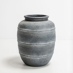 VESUVIUS ΓΛΑΣΤΡΑ 35x35x46cm MgO ΓΚΡΙ