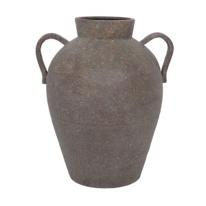 HYDRA ΒΑΖΟ 30x26x35cm ΜΕΤΑΛΛΟ ΓΚΡΙ