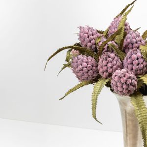 SPRING SPLENDOR ΛΟΥΛΟΥΔΙ ΤΕΧΝΗΤΟ 70cm FOAM ΜΩΒ ΠΡΑΣΙΝΟ PVC