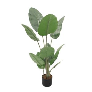 BANANA ΔΕΝΤΡΟ ΤΕΧΝΗΤΟ ΣΕ ΓΛΑΣΤΡΑ 100cm PEVA ΠΡΑΣΙΝΟ