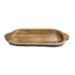 CEDAR ΔΙΣΚΟΣ ΔΙΑΚΟΣΜΗΣΗΣ 70x29x6cm ΞΥΛΟ ΚΑΦΕ