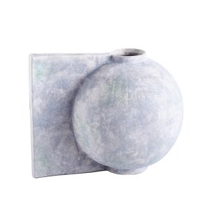 ALKISTIS ΒΑΖΟ 38x29x30cm ΚΕΡΑΜΙΚΟ ΓΚΡΙ