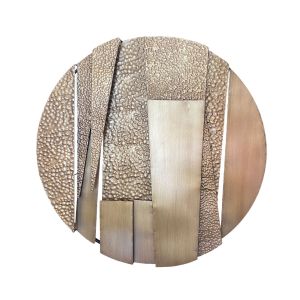 HELIOS ΔΙΑΚΟΣΜΗΤΙΚΟ ΤΟΙΧΟΥ 82x7x82cm ΜΕΤΑΛΛΟ ΧΡΥΣΟ