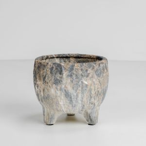 ROCKY ΚΑΣΠΩ 20x20x18cm ΚΕΡΑΜΙΚΟ ΑΝΘΡΑΚΙ ΜΠΕΖ