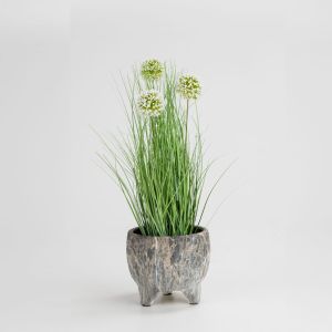 ROCKY ΚΑΣΠΩ 20x20x18cm ΚΕΡΑΜΙΚΟ ΑΝΘΡΑΚΙ ΜΠΕΖ