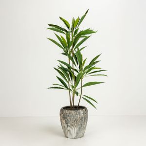 GASHER ΓΛΑΣΤΡΑ ΣΕΤ 3ΤΜΧ 42x42x35cm ΚΕΡΑΜΙΚΟ ΑΝΘΡΑΚΙ ΜΠΕΖ