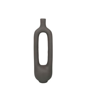 FINTON ΒΑΖΟ 15x12x50cm ΑΛΟΥΜΙΝΙΟ MUD