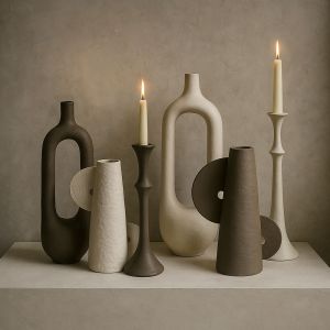 FINTON ΚΗΡΟΠΗΓΙΟ 11x11x38cm ΑΛΟΥΜΙΝΙΟ MUD