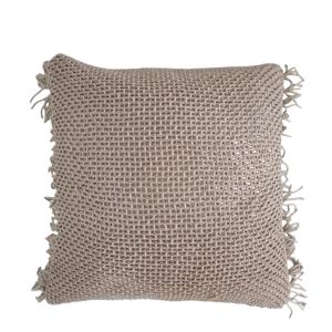 ARNAV ΔΙΑΚΟΣΜΗΤΙΚΟ ΜΑΞΙΛΑΡΙ 45x45cm ΥΦΑΣΜΑ TAUPE POLYESTER