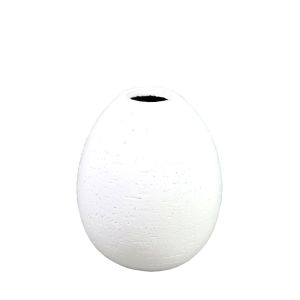 OVALADO.2 ΔΙΑΚΟΣΜΗΤΙΚΟ ΒΑΖΟ 17x17x20cm POLYRESIN ΛΕΥΚΟ