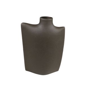 BOTELLA ΔΙΑΚΟΣΜΗΤΙΚΟ ΒΑΖΟ 17x7x25cm POLYRESIN ΚΑΦΕ ΣΚΟΥΡΟ