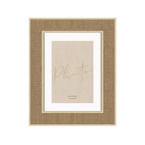 LINO ΚΟΡΝΙΖΑ 20.6x2x25.6cm MDF ΚΑΦΕ ΦΥΣΙΚΟ ΓΥΑΛΙ