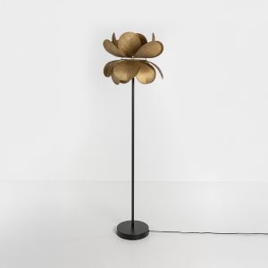 BLOSSOM ΦΩΤΙΣΤΙΚΟ ΕΠΙΔΑΠΕΔΙΟ 44x44x152cm ΜΕΤΑΛΛΟ BROWN GOLD