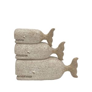 MONDO ΔΙΑΚΟΣΜΗΤΙΚΟ ΨΑΡΙ 22.7x8.2x17.6cm POLYRESIN ΜΠΕΖ ΚΑΦΕ