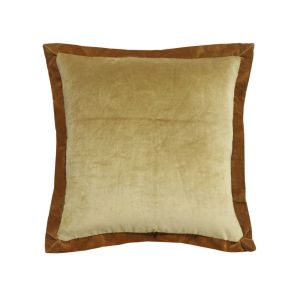 ALGO ΔΙΑΚΟΣΜΗΤΙΚΟ ΜΑΞΙΛΑΡΙ 50x50cm ΥΦΑΣΜΑ ΜΕΛΙ ΚΑΦΕ