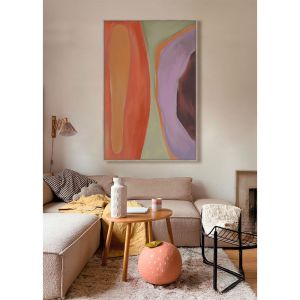 GEO DREAM B ΠΙΝΑΚΑΣ ΔΙΑΚΟΣΜΗΤΙΚΟΣ ΜΕ ΚΟΡΝΙΖΑ 80x120x4cm ΚΑΜΒΑΣ ΠΟΛΥΧΡΩΜΟ ΞΥΛΟ ΦΥΣΙΚΟ