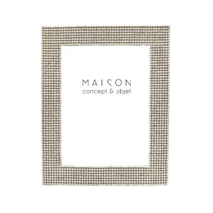 LINEAR ΚΟΡΝΙΖΑ 20x2x25cm POLYRESIN OFF WHITE ΓΥΑΛΙ