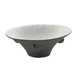 IN ΒΑΖΟ 28x19x13cm POLYRESIN ΑΣΠΡΟ