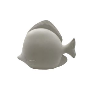FLUX L ΔΙΑΚΟΣΜΗΤΙΚΟ ΨΑΡΙ 35x11x26cm POLYRESIN ΑΣΠΡΟ