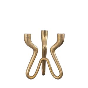 TREPPIEDE ΚΗΡΟΠΗΓΙΟ 21x19x25cm ΑΛΟΥΜΙΝΙΟ ΧΡΥΣΟ