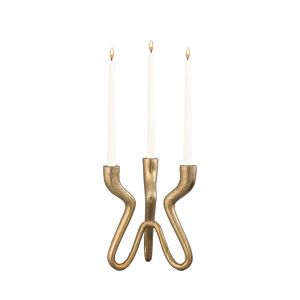 TREPPIEDE ΚΗΡΟΠΗΓΙΟ 21x19x25cm ΑΛΟΥΜΙΝΙΟ ΧΡΥΣΟ