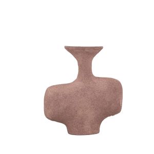 RUSTIC ΒΑΖΟ 20x7x21cm ΑΛΟΥΜΙΝΙΟ ΑΣΠΡΟ