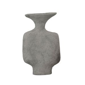 RUSTIC ΒΑΖΟ 19x7x29cm ΑΛΟΥΜΙΝΙΟ ΜΑΥΡΟ