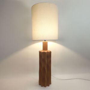 EGLI ΦΩΤΙΣΤΙΚΟ ΕΠΙΤΡΑΠΕΖΙΟ 34x34x100cm ΚΕΡΑΜΙΚΟ TERRACOTTA ΛΙΝΟ ΛΕΥΚΟ