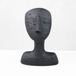 AURA II ΔΙΑΚΟΣΜΗΤΙΚΟ ΠΡΟΣΩΠΟ 19x14x26cm RESIN ΜΑΥΡΟ