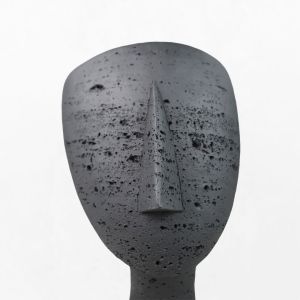 AURA II ΔΙΑΚΟΣΜΗΤΙΚΟ ΠΡΟΣΩΠΟ 19x14x26cm RESIN ΜΑΥΡΟ