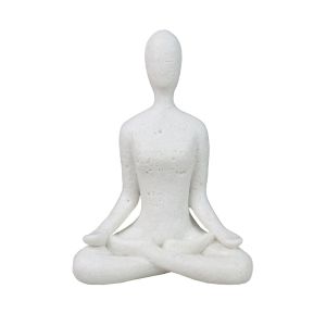 MORPH II ΔΙΑΚΟΣΜΗΤΙΚΟ ΣΩΜΑ 13x7.5x17.5cm RESIN ΑΣΠΡΟ