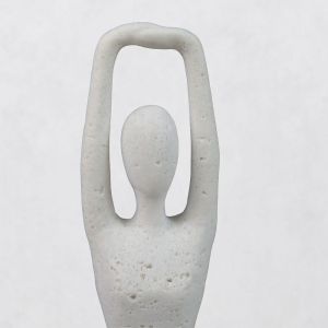 MORPH V ΔΙΑΚΟΣΜΗΤΙΚΟ ΣΩΜΑ 12.5x8x21cm RESIN ΑΣΠΡΟ